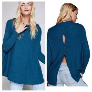 Free People We the Free Lover Rib Split Back Pullover Tunic